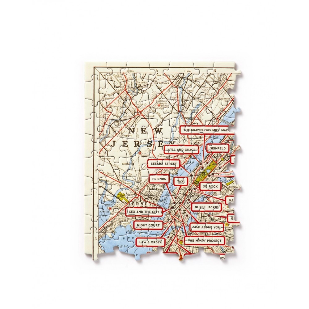 NYC Map Pussel 1000 bitar panorama